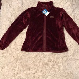 Burgundy Columbia Sweater